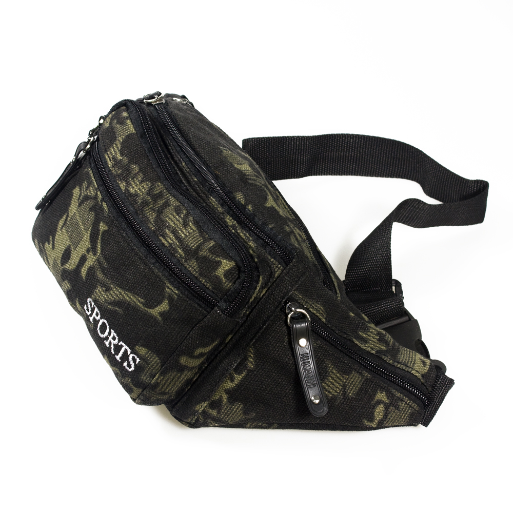 [military Exploration] Camouflage Multi-purposes Fanny Pack / Back Pack / Travel Lumbar Pack