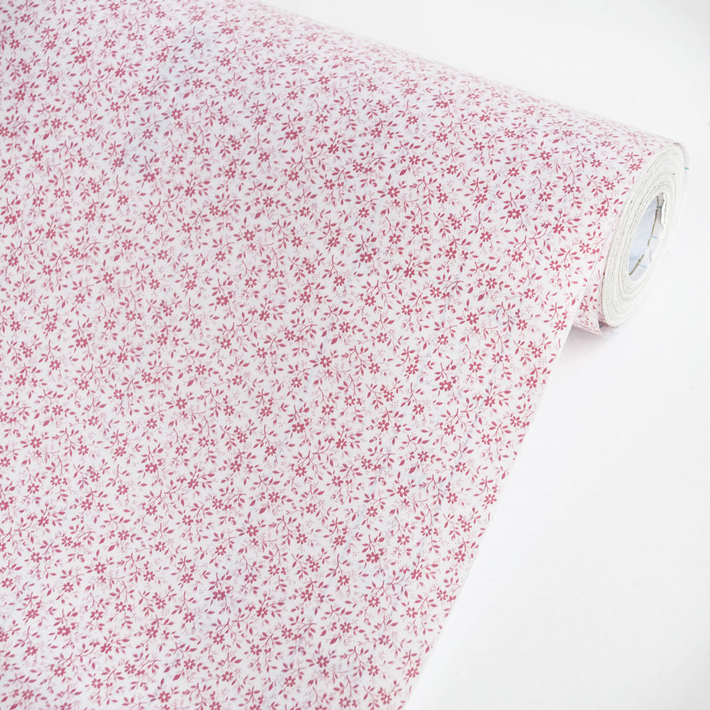 Pink Small Florals - Self-adhesive Printed Window Film Home Decor(roll)